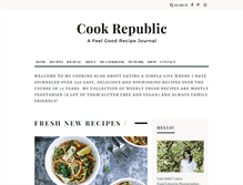 Tablet Screenshot of cookrepublic.com